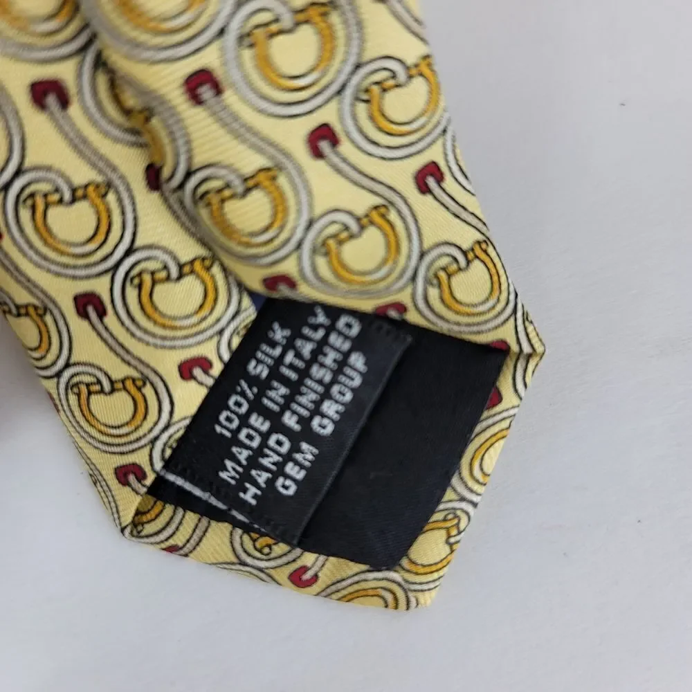 Gucci silk tie designed by Paolo gucci